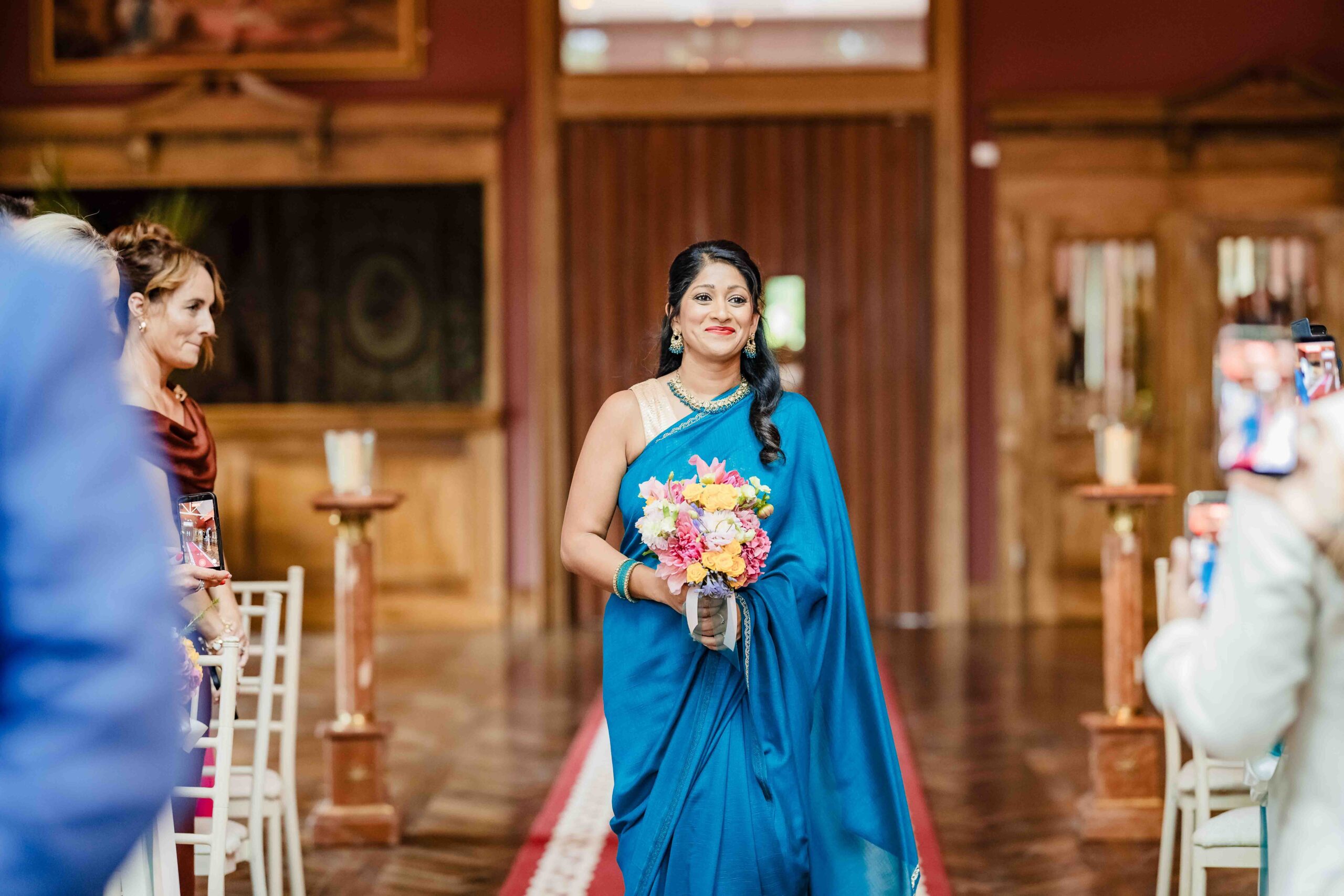 Documentary wedding photography capturing the emotion of Monita and Damien's Ballyseede Castle ceremony.