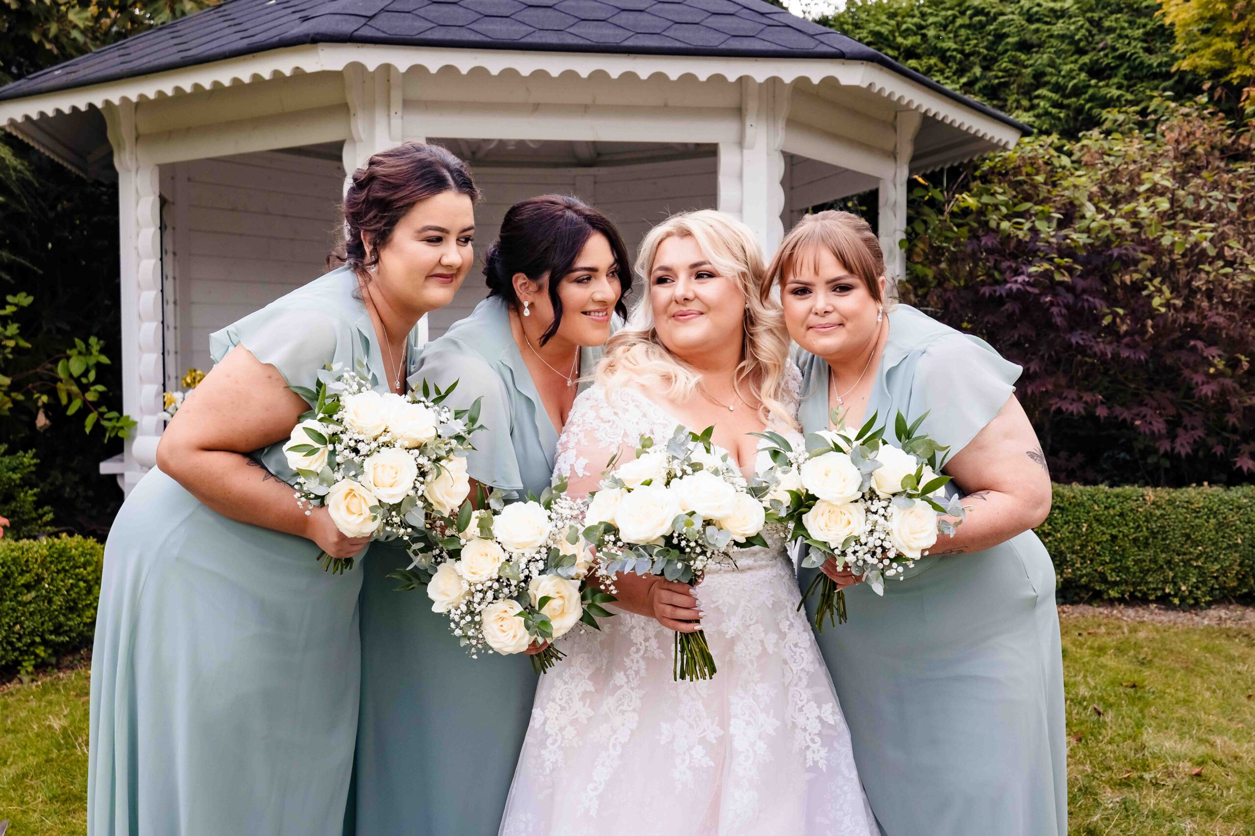 Caitlin and Jason enjoying their wedding day at Clanard Court Hotel