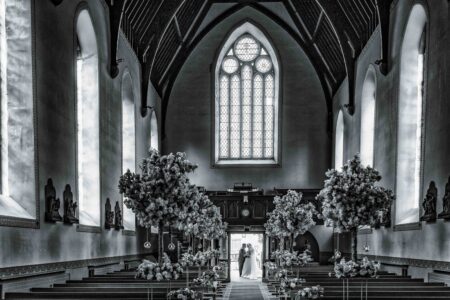 Natural wedding photography at Bunratty Castle
