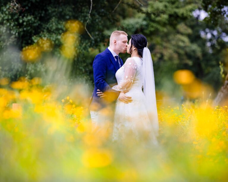 Audrey and Ben revisiting their proposal location at Ballincollig Regional Park