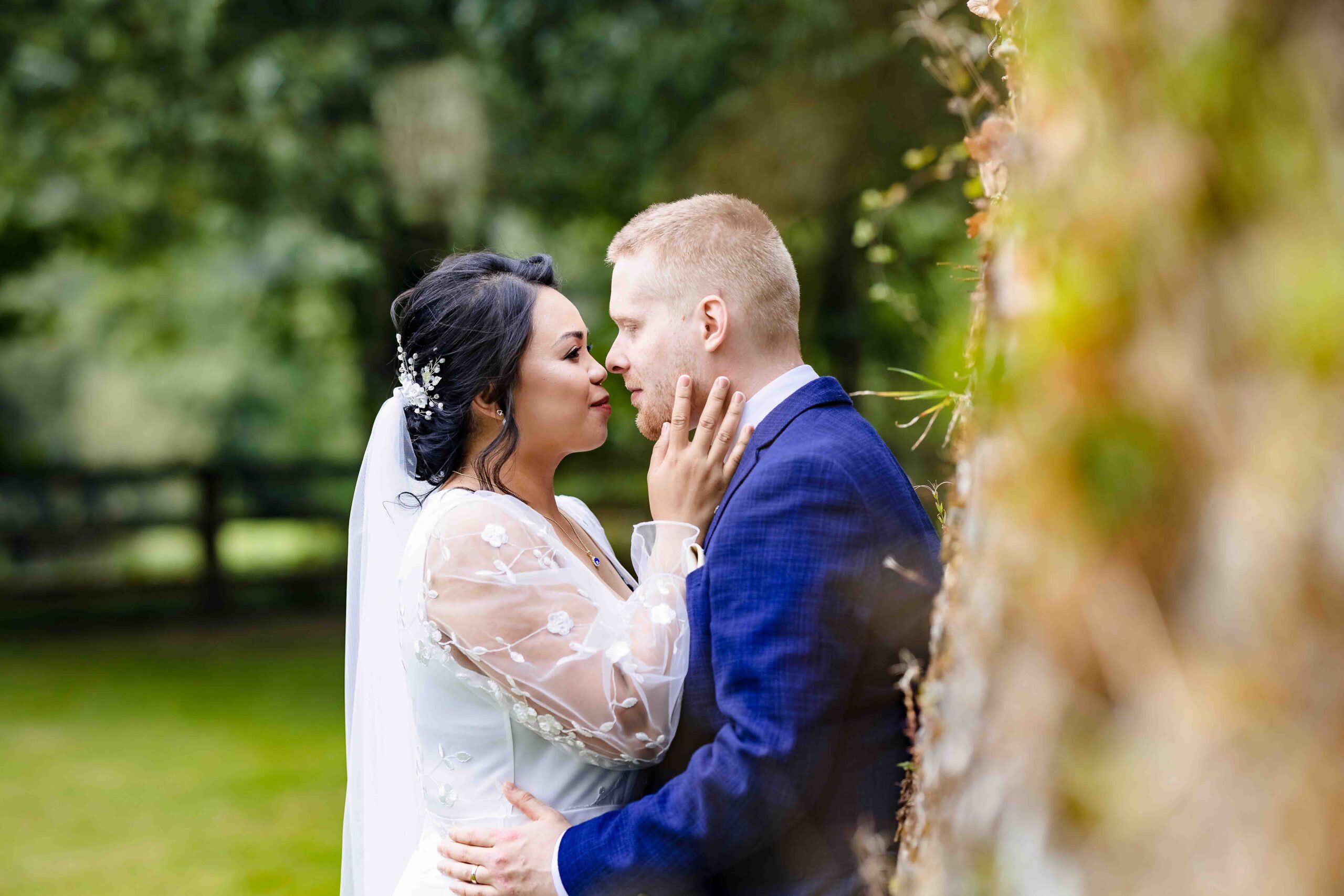 Audrey and Ben together after their intimate civil wedding in Cork