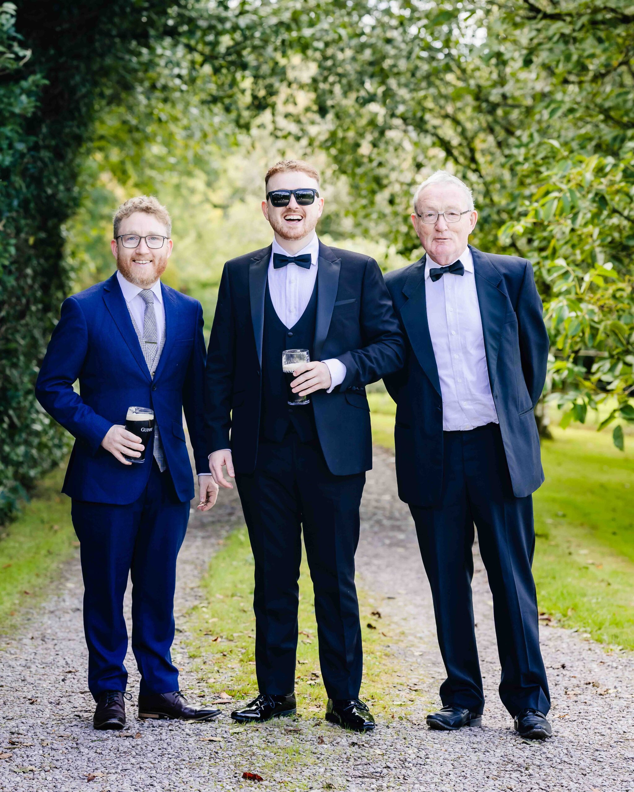 Natural groom portrait before an outdoor woodland wedding ceremony in Cork – JOD Photography