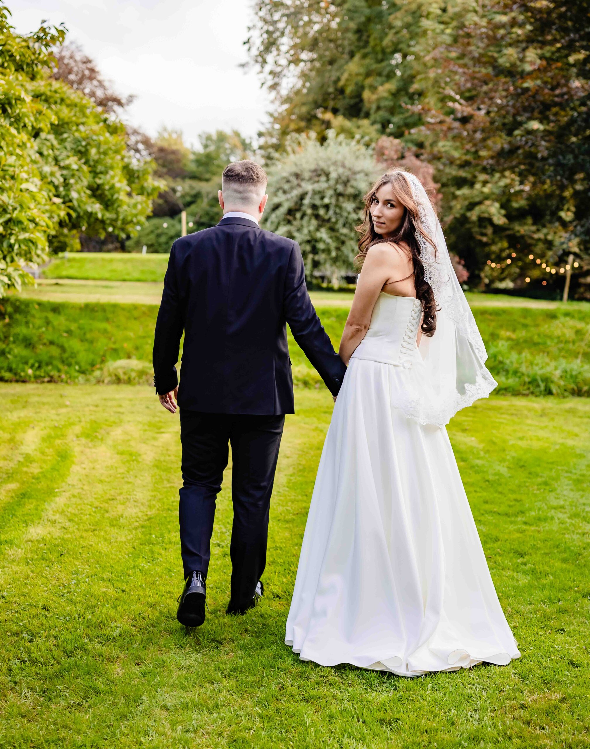 1. Andzelika and Evan together after their beautiful autumn wedding ceremony at Ballyvolane House – JOD Photography
