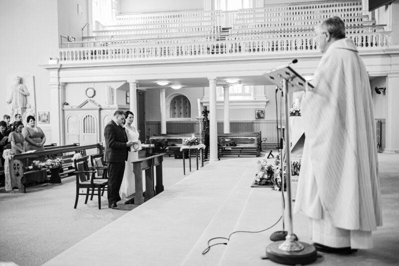 Wedding ceremony setup inside the Celtic Ross Hotel Clonakilty – JOD’Photography